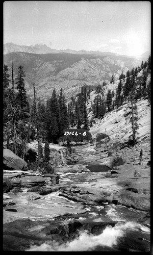 Big Creek, Fish Valley - Fish Creek Project - General vicinity of tunnel portals and diversion dam at Silver Creek