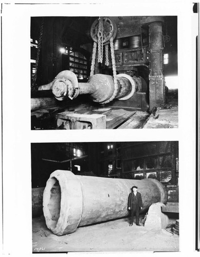 Making Malleable Steel Pressure Pipe at a steel mill