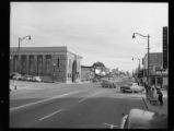 Street corner (S. California & E. Main) showing Security First National Bank