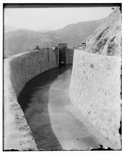 The reservoir at Kaweah #2 Hydro Plant