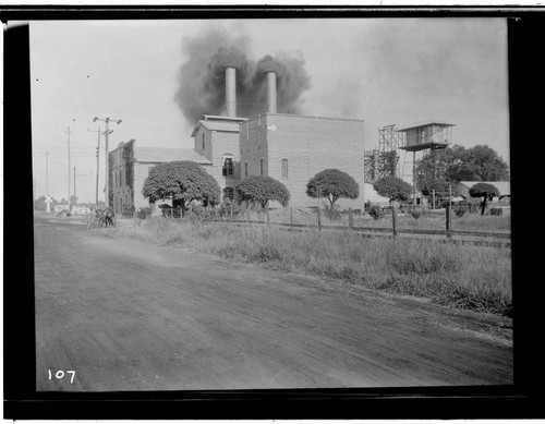 Mount Whitney Power Company's Visalia Steam Plant as it looked in 1913