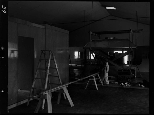 Big Creek - Mammoth Pool - Interior view showing kitchen facilities and walk-in freezer