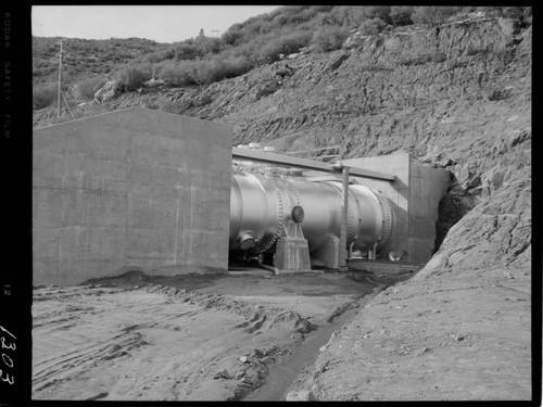 Big Creek - Mammoth Pool - Upper butterfly valve, Tunnel Portal, and Anchor "F"