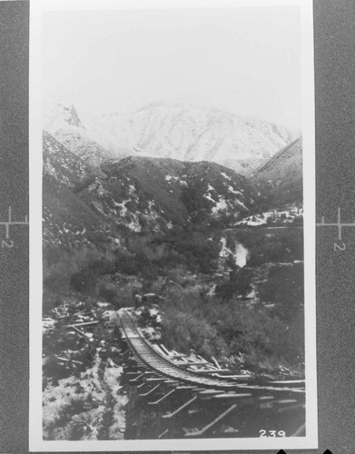 Kaweah #3 - A mountain snow scene from the tramway