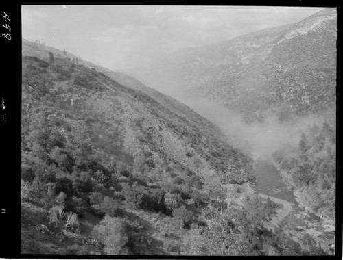 Big Creek - Mammoth Pool - Penstock line after blast