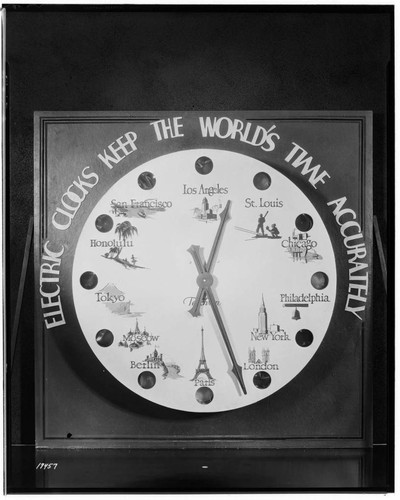 Electric Clock Display - Clayberger