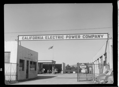 California Electric Power Co. - Gated entrance