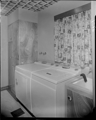 Washer and dryer in laundry