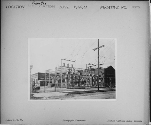 Fullerton Substation