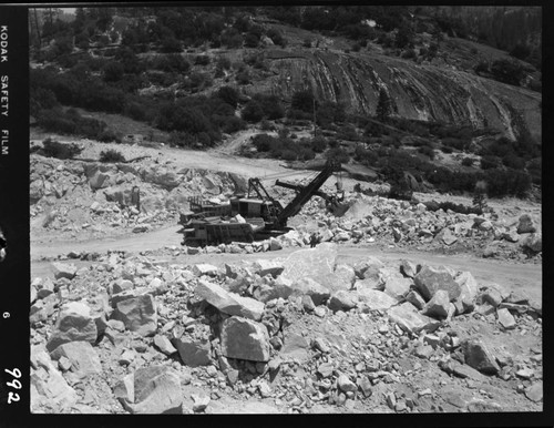 Big Creek - Mammoth Pool - Spillway excavation