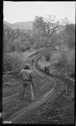 Big Creek #1 - Access road to damsite