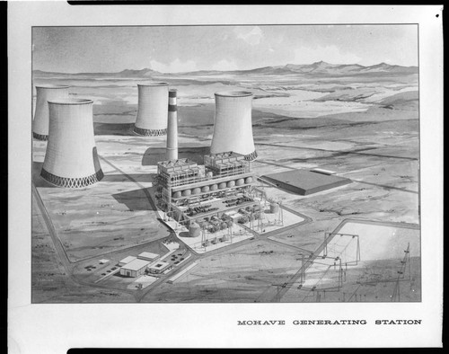 Artist's rendering of the proposed Mohave Generating Station