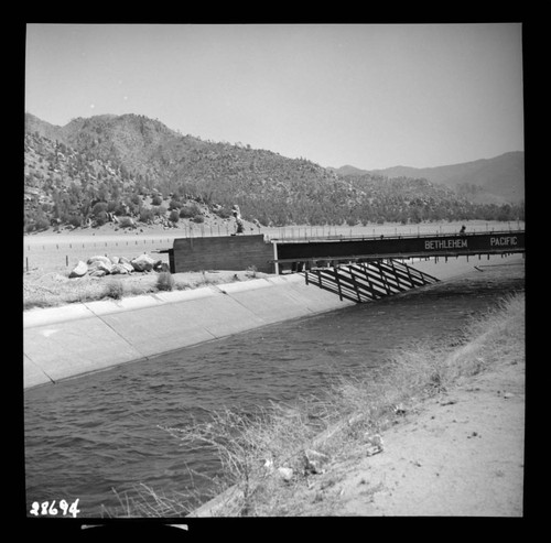 Borel Powerhouse - Borel Canal - Isabella Dam - Looking downstream