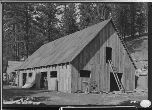 Big Creek, Florence Lake Dam - New Blacksmith Shop