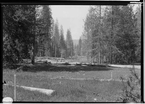 Big Creek Scenery - Shaver Lake Country - looking north from south line of survey