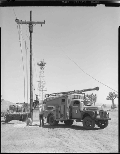 Victorville line construction