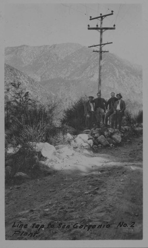 San Gorgonio Hydroelectric.Line tap