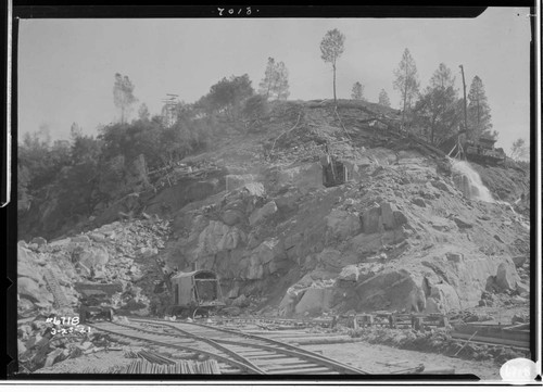 Powerhouse #8 site showing hill removed