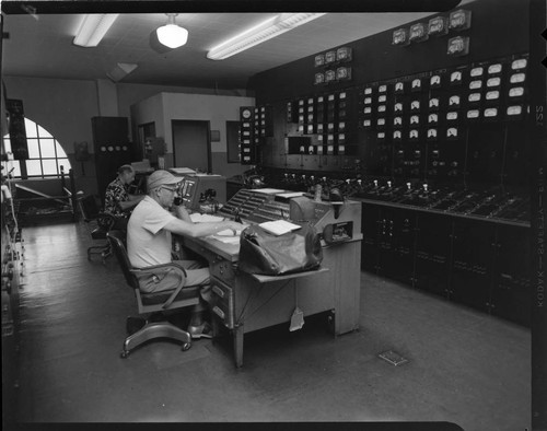 San Bernardino Steam Plant - Control room