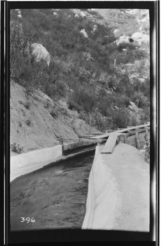 The flume and ditch at Tule Plant