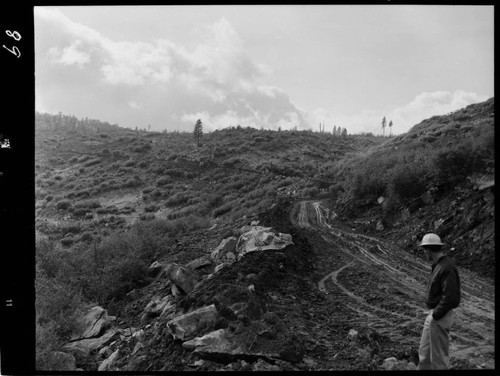 Big Creek - Mammoth Pool - Pioneering access road to Powerhouse