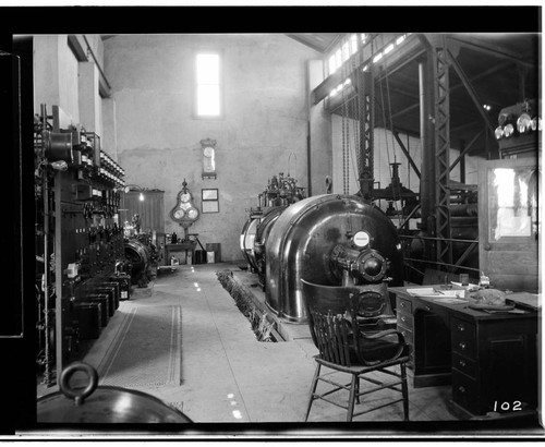 Interior view of the Visalia Steam Plant