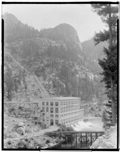 Big Creek Powerhouse #1 and penstocks