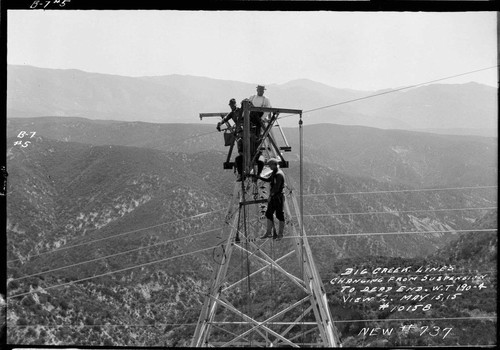 Big Creek Transmission Line insulators