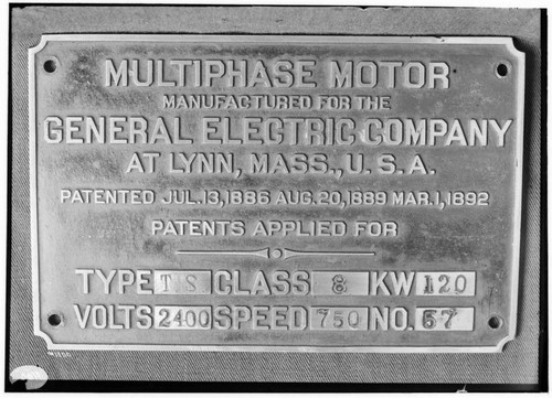 E1.1 - Electric Equipment misc