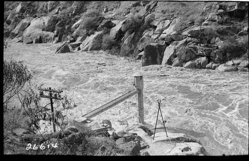 Big Creek General - San Joaquin River below Kerckhoff Powerhouse. - 2/2/45 at 12:30 P.M., G.H. 31.92