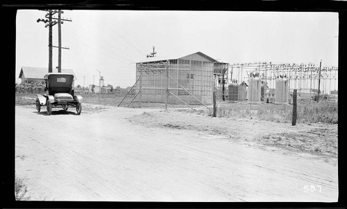 The exterior of Tulare Substation