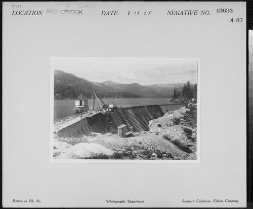 Big Creek Huntington Lake Dams