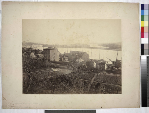 View of Potomac from W. H. Whiton's house; Potomac River above Washington