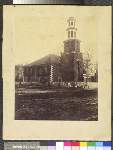 Old Church at Alexandria where Washington went