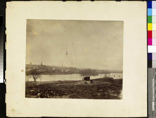 Fredericksburg, above RR bridge, May 1863