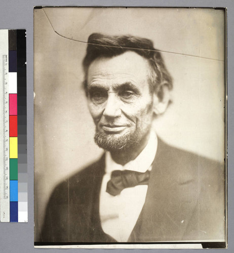 Last picture of Abraham Lincoln