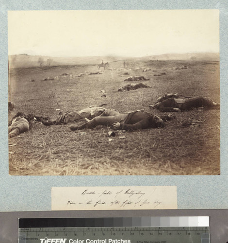 Battle-field of Gettysburg : View on the field after fight of first day