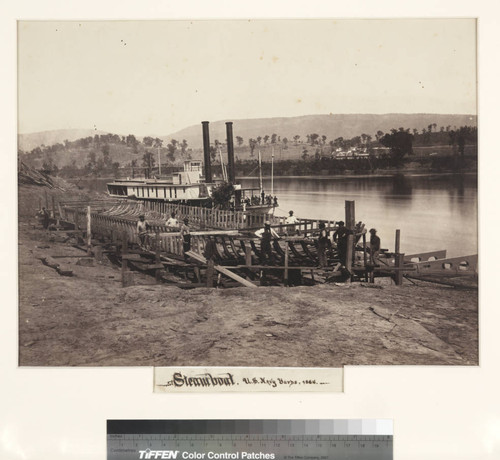 Steamboat, U. S. Navy Yards, 1864