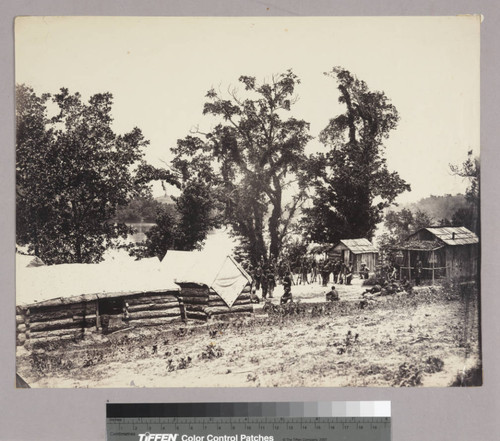 Camp of U. S. Colored Infantry at Chattanooga, Tennessee, near Sanitary Garden