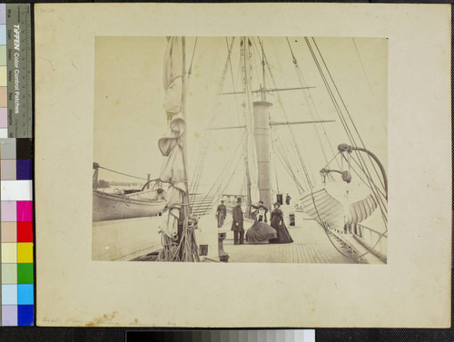 Deck, Steamer Hudson, Alexandria, Va