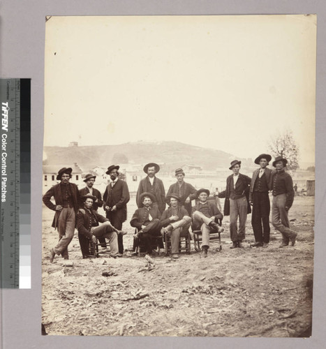 Group of Union Military and Civilian Men, Chattanooga, Tennessee