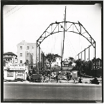 Construction of the Parkway Theater on Park Boulevard in Oakland, California