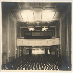 Interior of Chimes Theatre at 5631 College Avenue in Oakland, California