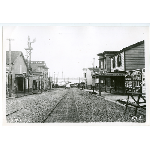 Businesses at the foot of 13th Avenue in the San Antonio district of Oakland, California