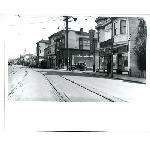 South side of Piedmont Avenue at Moss Avenue (later MacArthur Boulevard) looking toward the hills in the Broadway Heights district of Oakland, California