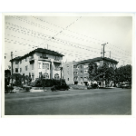 Apartment buildings in the Adams Point district of Oakland, California