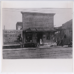 Melrose Furniture Emporium, East 14th Street (later International Boulevard) between 44th and 45th Avenues, in the Melrose District of Oakland, California