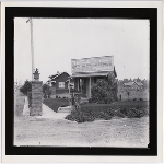 Mutual Realty Co.'s Central Terrace office, Foothill Boulevard at 55th Avenue and Trask Street looking north, in the Melrose district of Oakland, California