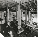 View of lobby of the Athens Athletic Club in Oakland, California