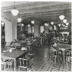 Dining room of the Athens Athletic Club in Oakland, California